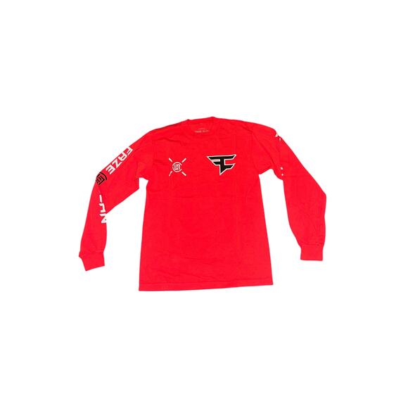 Faze Clan x Clot Long Sleeve FCCLOT10340 - RED Sz Small - Picture 1 of 3